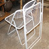 Set of two folding chairs Ted Net by Niels Gammelgaard