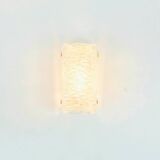 Set of 3 Mid-Century Modern Murano Ice Glass Wall Lights from Kaiser, 1960s