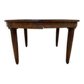 Table de salle à manger ovale époque Art Déco