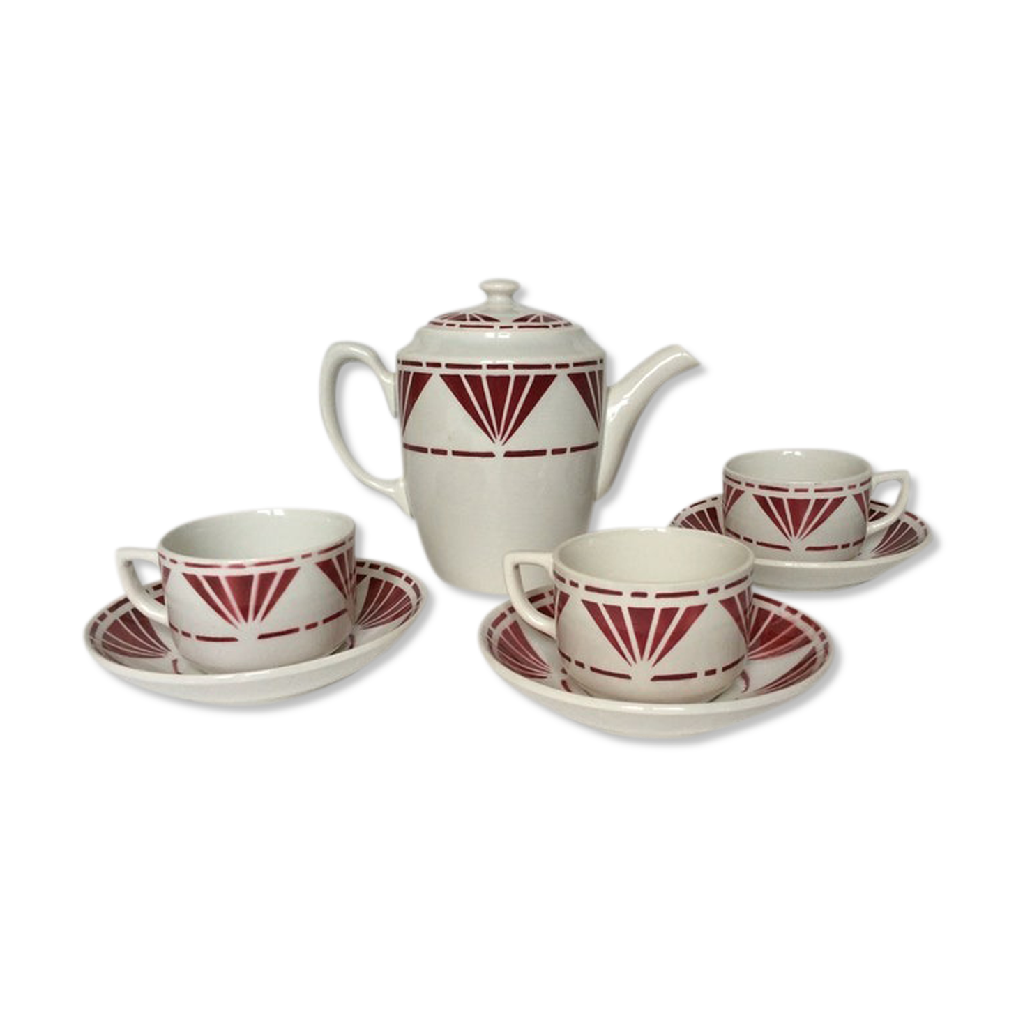 Ensemble De 3 Tasses à Thé Avec 3 Soucoupes Roses Villeroy & Boch