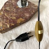 FARE Art Deco lamp in marble and chrome – 1930s