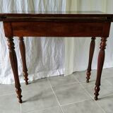 Game table/mahogany console