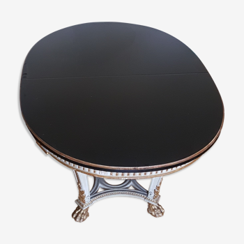 Black lacquered table 50