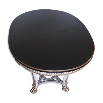 Black lacquered table 50