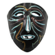 Accolay black ceramic wall mask, 1960s