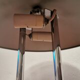 Chrome mushroom lamp