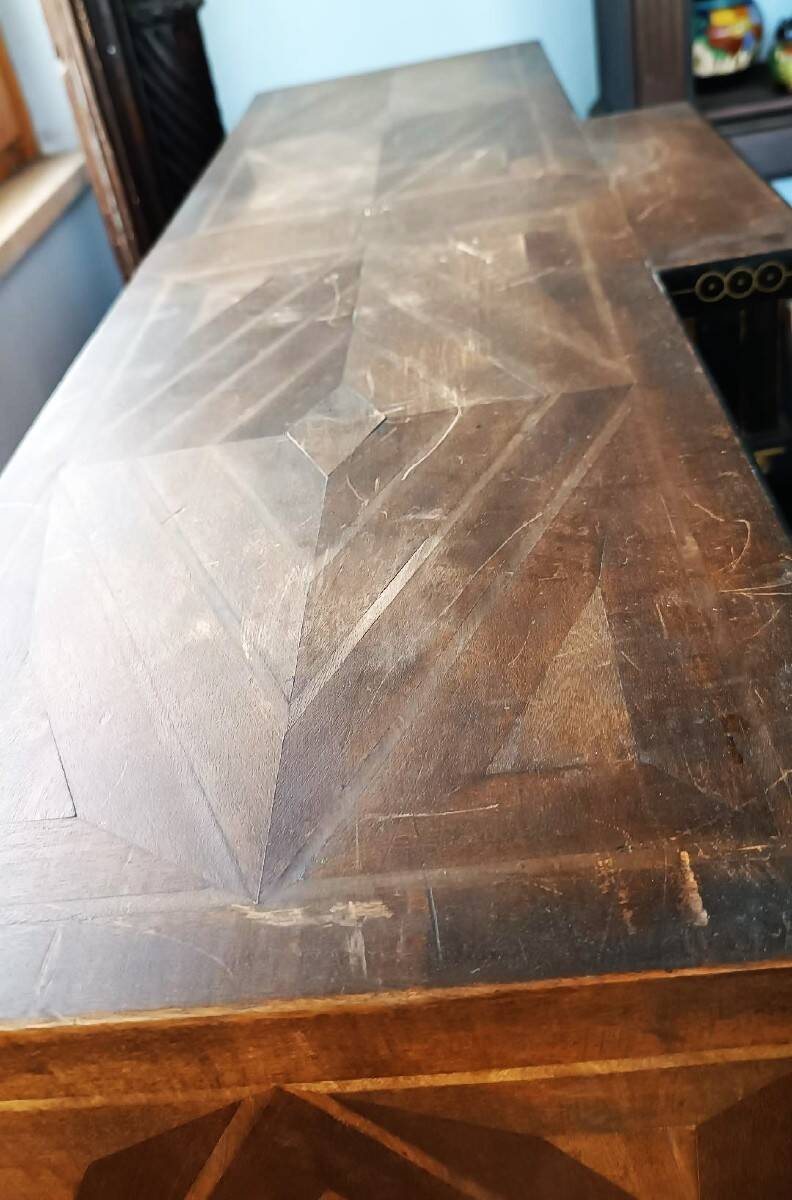 Large inlaid coin purse from the early 1900s