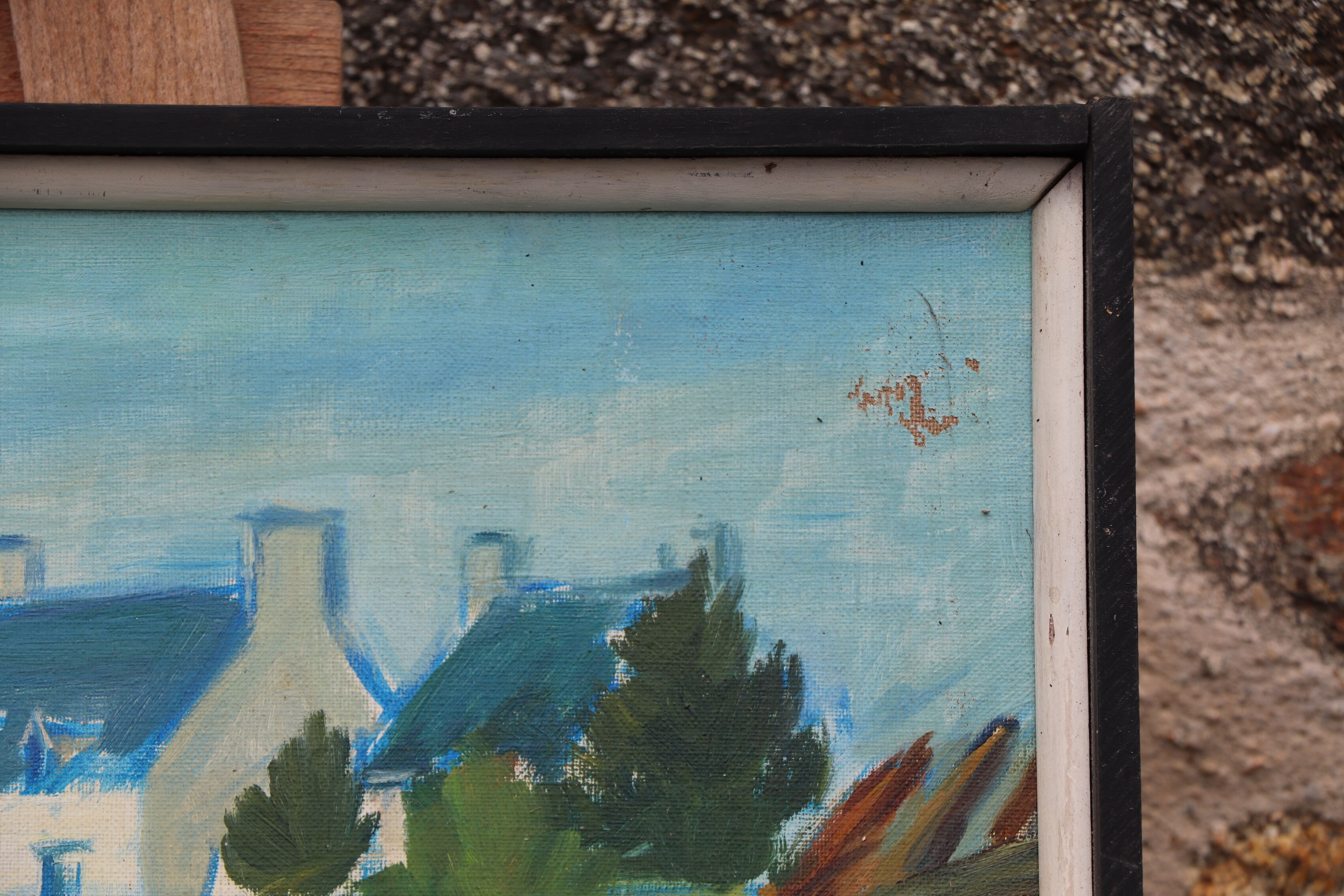 Table Bretagne Guilvinec, signed