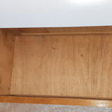 Teak and formica toy chest