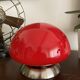 Lampe champignon tactile rouge