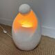 1970s lamp made of sculpted limestone by Gérard Esnault.