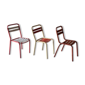 Lot of 3 garden chairs