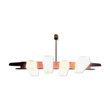 Lustre Lunel laiton et palissandre