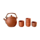 Terracotta tea and rattan teapot 4 cups