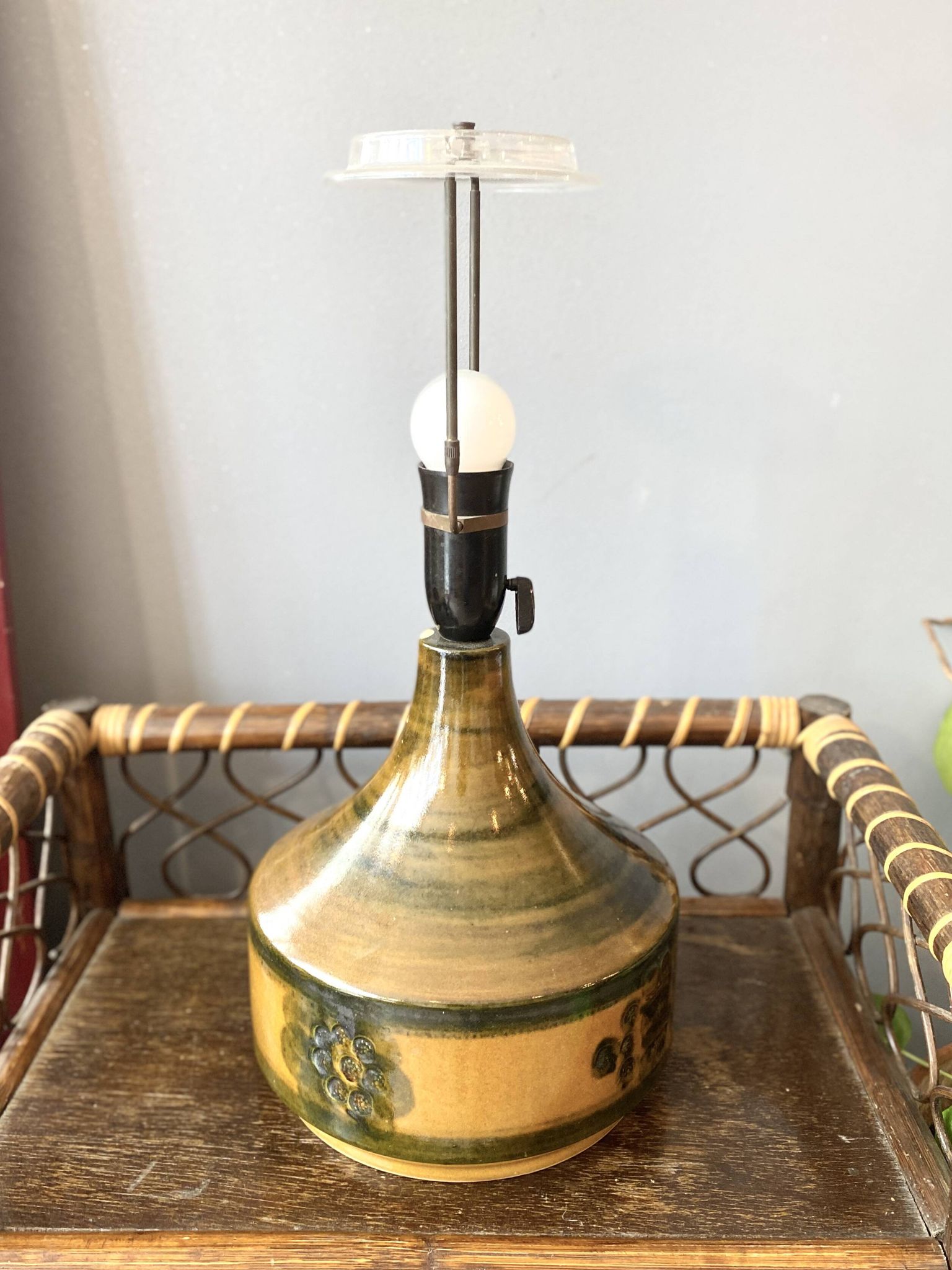 Danish ceramic lamp Hanne Stentoj 1960s