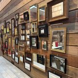 Set of 49 antique mirrors