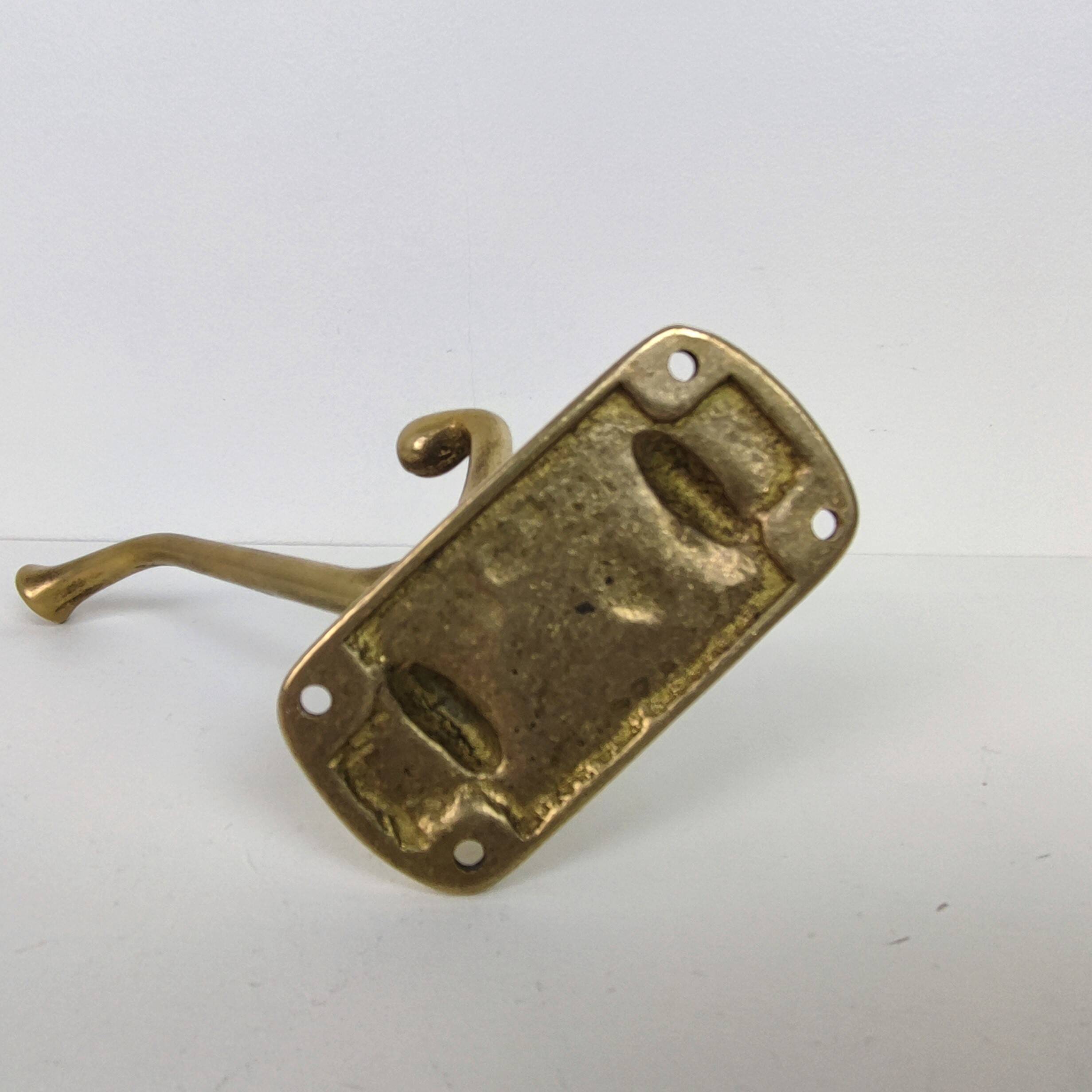 Brass coat hook