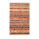 142x231Cm Multicolor Vintage Kilim Rug, Handmade Wool Rug