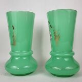 Pair of opaline vases