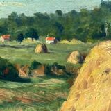 Oil painting “The Haystacks”