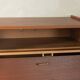 Classic shoe cabinet from the 1960s with brass handles