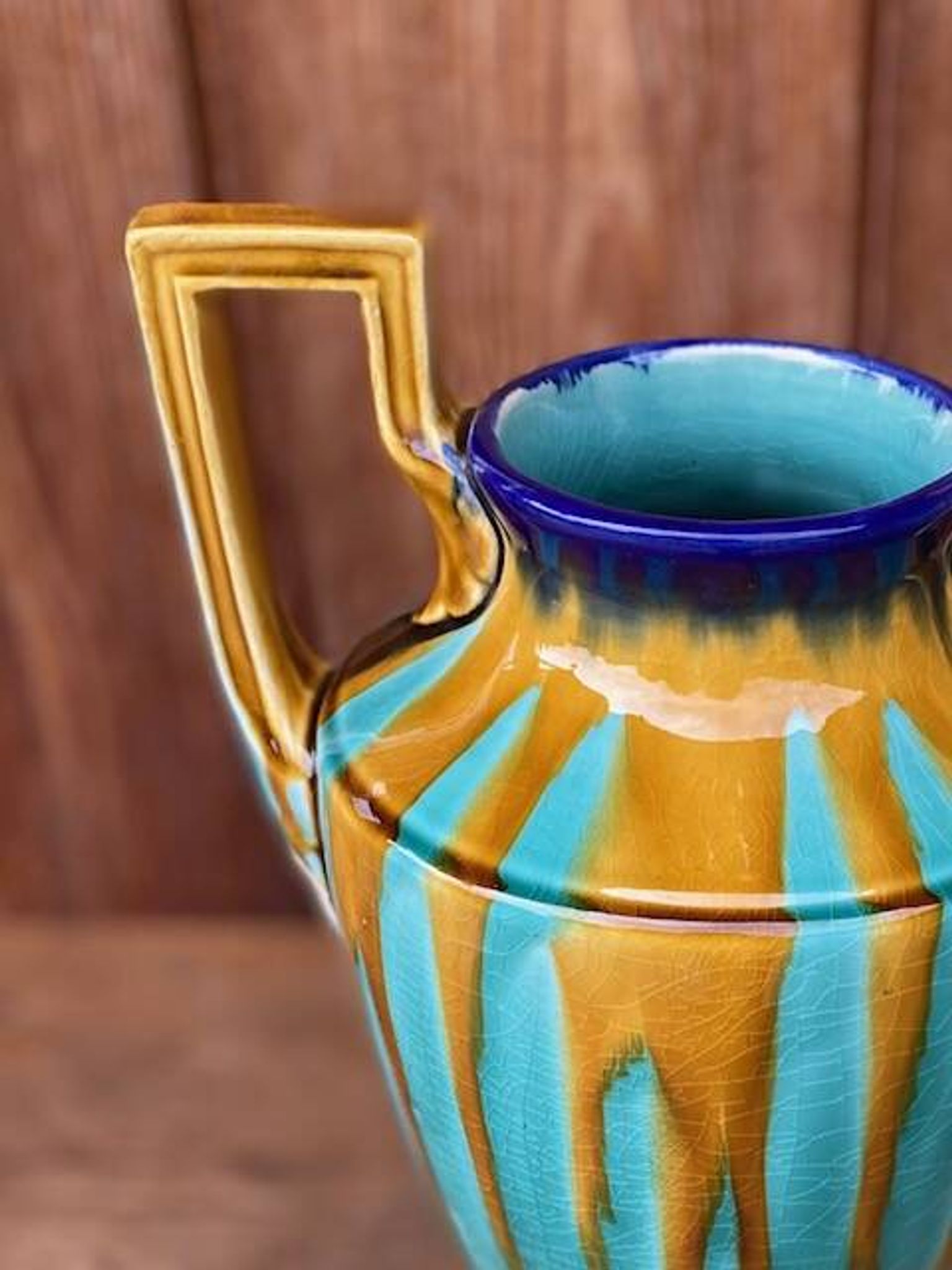 Grand vase Art deco Orchies 1930