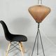 Georges Leon Rispal in style, Mid-century tripod floor lamp, France, 1970s.