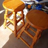Mid-height workshop island stools
