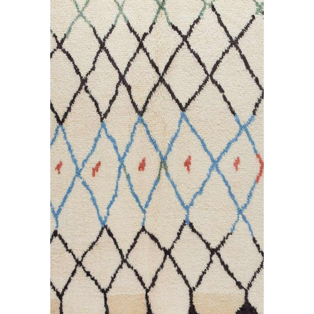 Moroccan Berber Tulu Rug, 100% Soft, Cozy Wool, Hand-Knotted Carpet