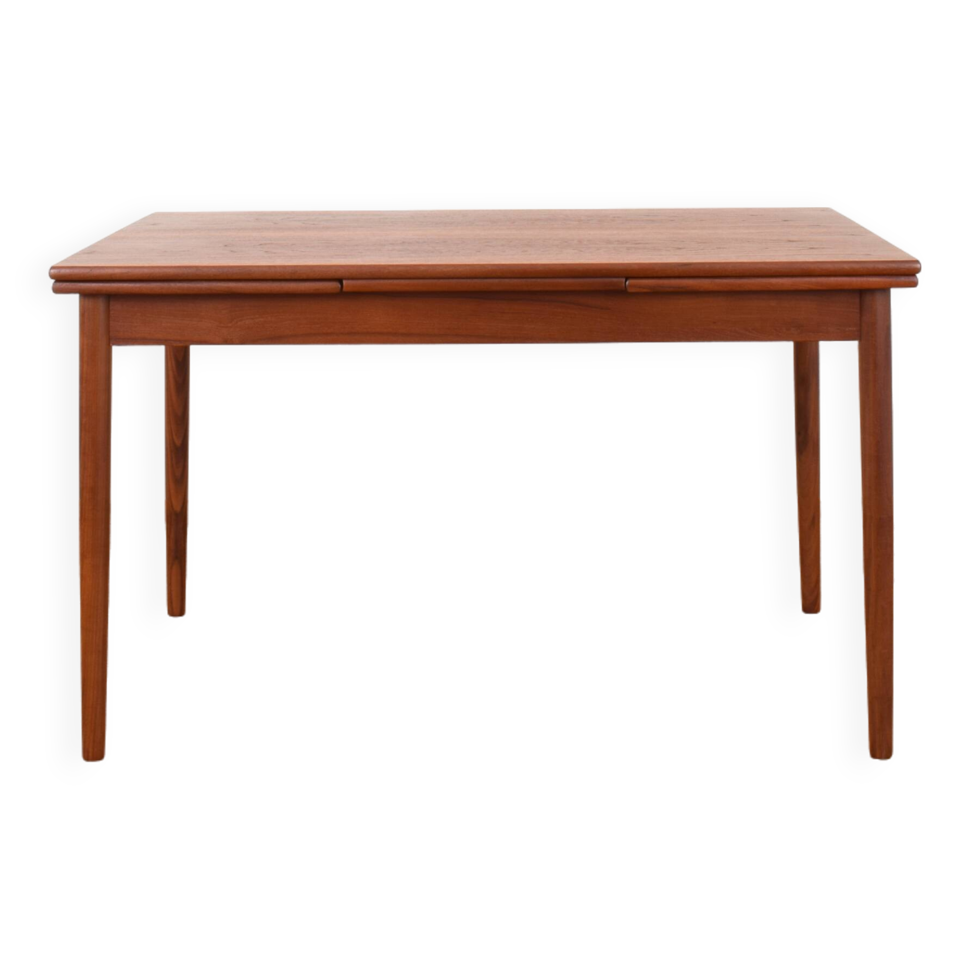 Mid-Century Danish Teak Extendable Dining Table, 1960s.