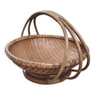 Vintage wicker basket or basket