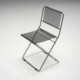 Set of 4 Adjustable Chairs by De Marco & Rebolini for Robots, Italy, 1970s