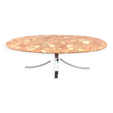 Coffee table in pink marble 1970