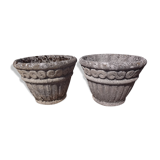 Pair of vases in stone Dordogne 19 th