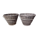 Paire de vases en pierre de Dordogne 19 ème