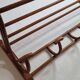 Old wall rack in curved wood, 1900s era