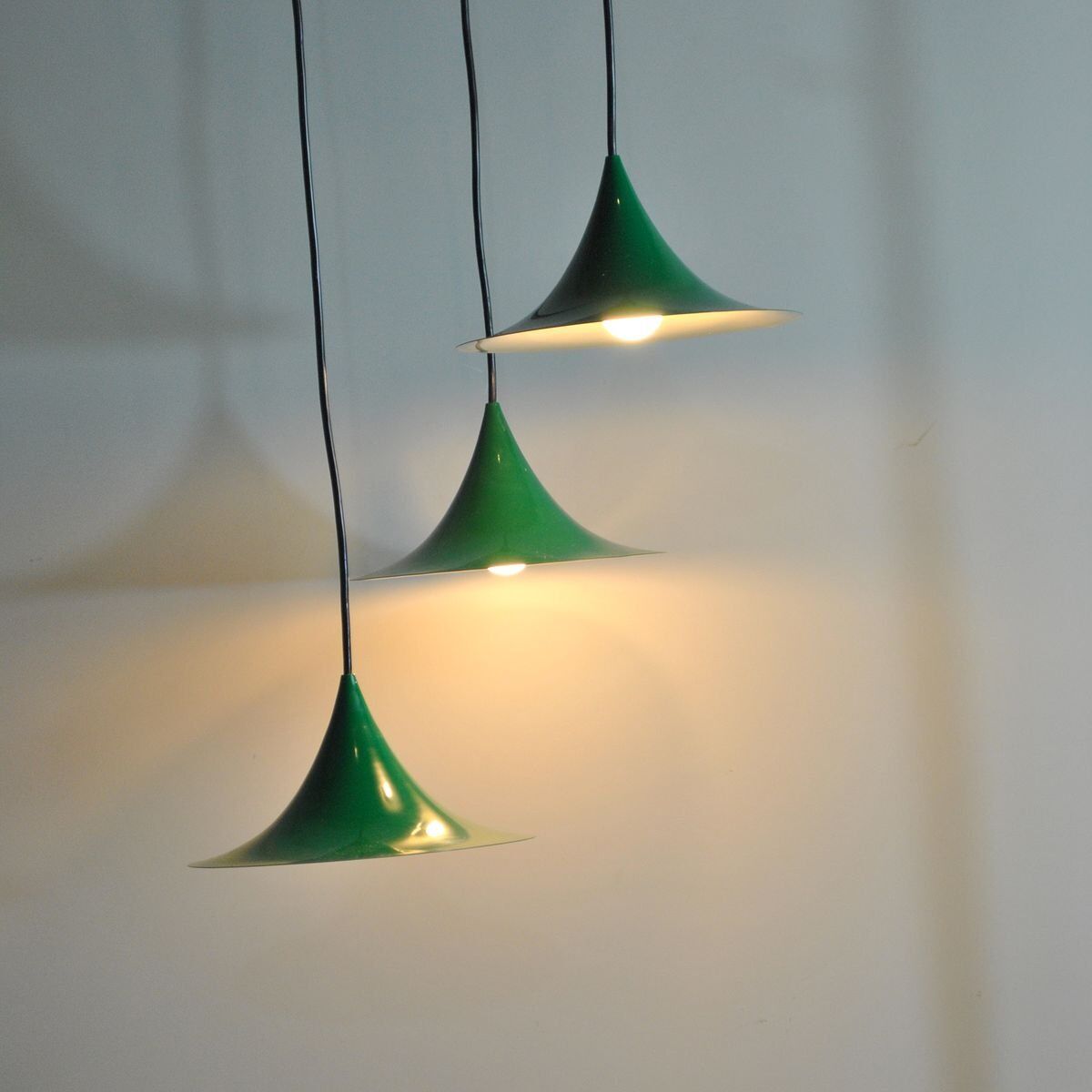 Small ceiling lamp by Fog & Mørup, 1960s, set of 3