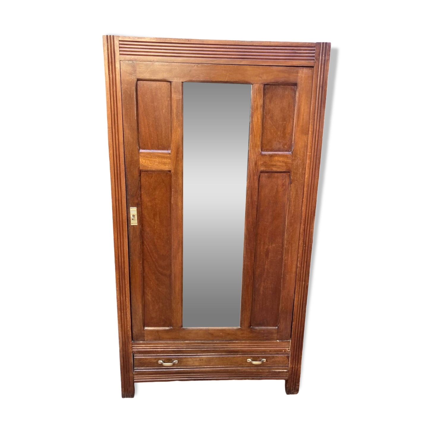 Parisian wardrobe with mirror