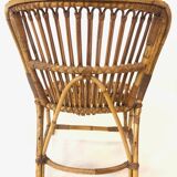 Van Rohe Noordwolde rattan chair, 1960