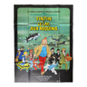 Original cinema poster "Tintin and the shark lake" Hergé 120x160cm 1972