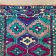Small vintage turkish rug 91x52 cm, short runner, tribal, shabby, mini carpet