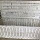 Vintage wicker chest bench