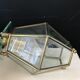 Lantern in glass and brass