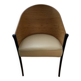 Custom King Costes armchair in bamboo finish