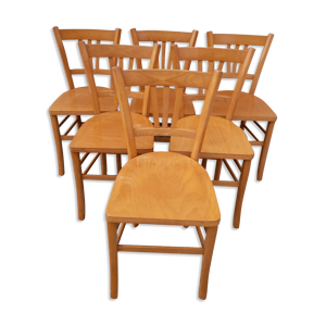 Serie de 6 chaises de