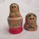 Traditional russian dolls "matryoshkas" from the 70s