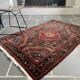 Oriental carpet old handmade wool, 157x105 cm