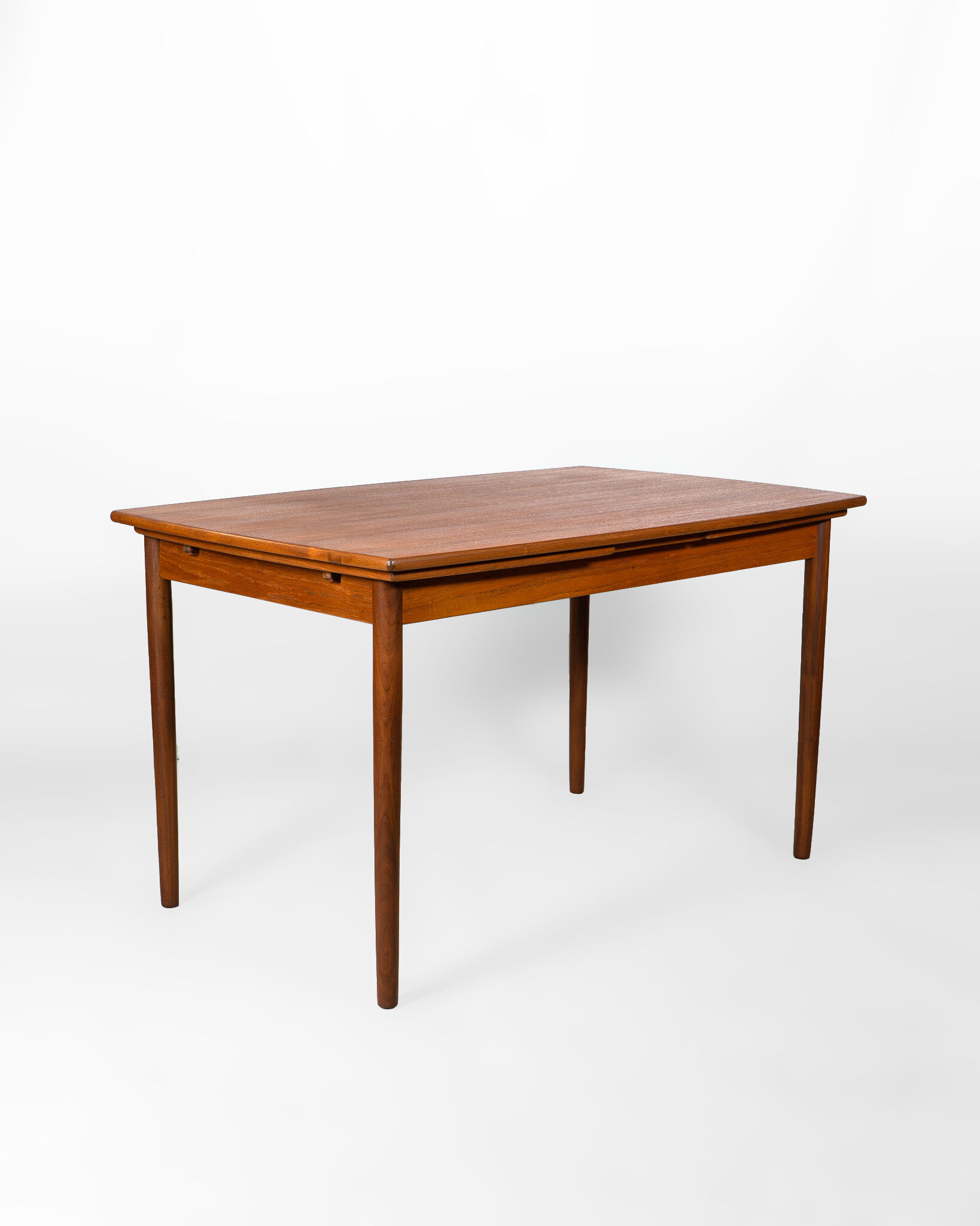 Mid Century Scandinavian Extendable Dining Table made of teak, Denmark, circa 1970