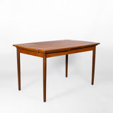 Mid Century Scandinavian Extendable Dining Table made of teak, Denmark, circa 1970