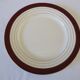 Digoin sarreguemines opaque porcelain dinner plates, pasteur pattern